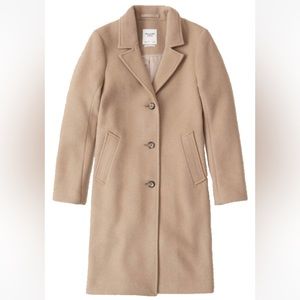Abercrombie & Fitch || Wool Blend Dad Coat